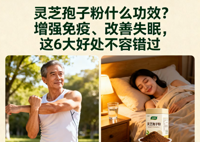 灵芝孢子粉什么功效？增强免疫、改善失眠，这6大好处不容错过