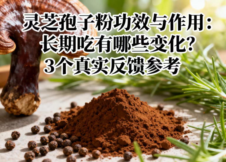 灵芝孢子粉功效与作用：长期吃有哪些变化？3 个真实反馈参考