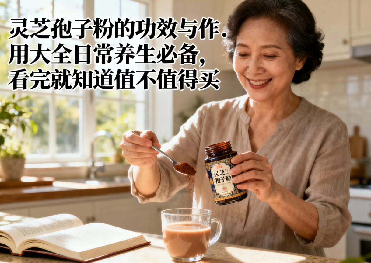灵芝孢子粉的功效与作用大全：日常养生必备，看完就知道值不值得买