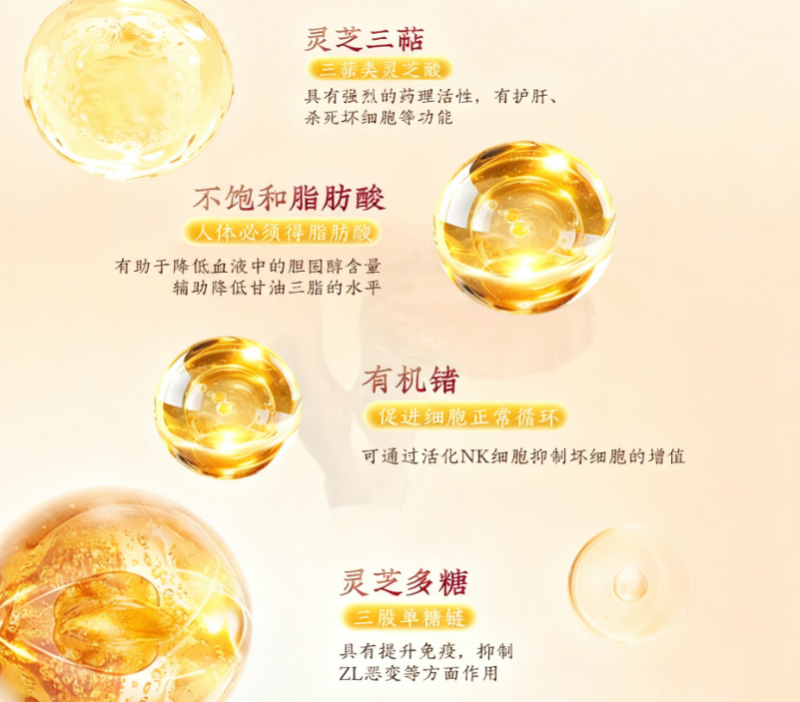 灵芝的孢子粉的功效解析：小小孢子粉，藏着大能量，养生达人都在吃