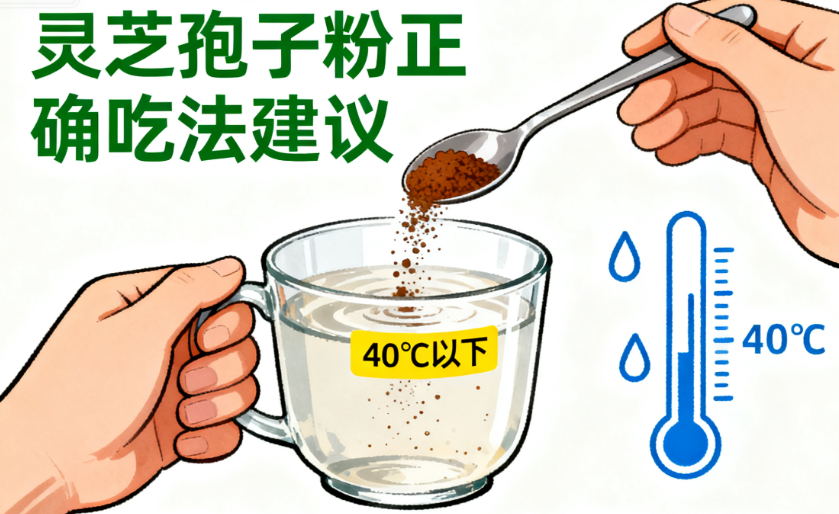 灵芝孢子粉的正确吃法，饭前饭后差很多，别再吃错了！